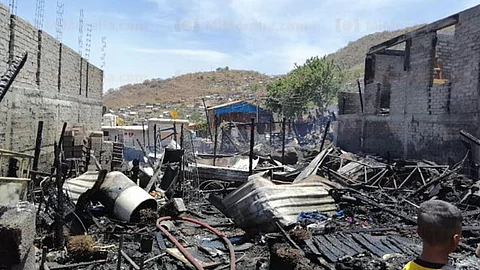 Posiblemente el incendio había sido provocado por un sujeto que padece de sus facultades mentales (Foto: RED 113)