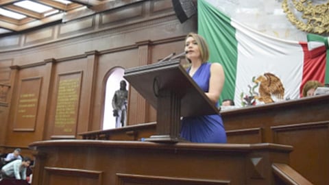 La diputada destacó que las reformas buscan garantizar la cobertura de los servicios de salud (Foto Cortesía)