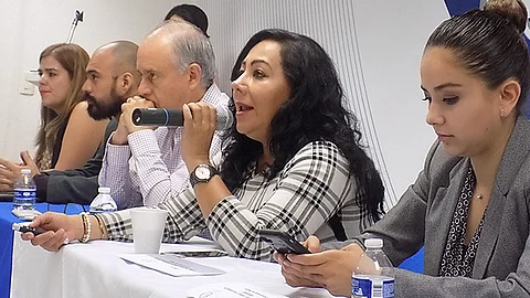 Higuera Pérez reflexionó sobre las formas en las que la corrupción afecta el ejercicio de los derechos humanos y subrayó que “la corrupción mata” (Foto Cortesía)