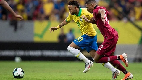 Se lesionó en amistoso contra Qatar (Foto: @CBF_Futebol)