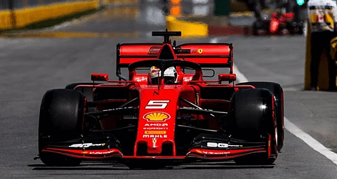 Vettel hizo un tiempo de 1:10.240 (Foto: @ScuderiaFerrari)