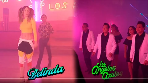 Este viernes Belinda lanzó un nuevo video en colaboración con Los Ángeles Azules, Lalo Ebratt y Horacio Palencia a ritmo de cumbia (Foto: Especial)