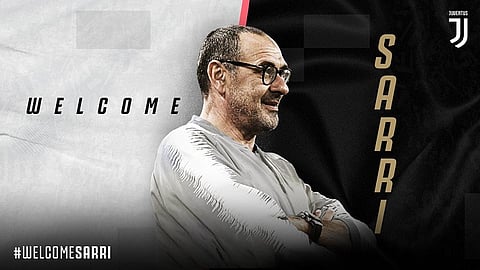De momento Maurizio Sarri se une al mediocampista galés Aaron Ramsey (Foto: Tw/@JuventusFC)