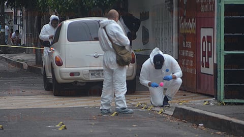 En la escena del crimen se recolectaron al menos 22 indicios balísticos
(Foto: RED 113)