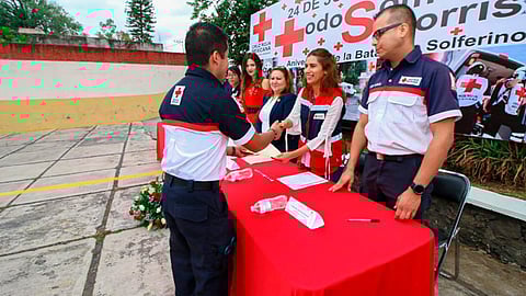 Se entregaron reconocimientos por horas de servicio, trayectoria y se recordó con un minuto de silencio a los socorristas caídos
(Foto: Cortesía)