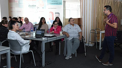 Personal certificado del CRIT compartió experiencias y recomendaciones para brindar una mejor atención al público (Foto Cortesía)