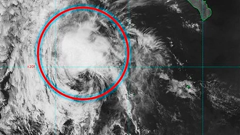 Alvin se aleja de las costas mexicanas (Foto: @conagua_clima)