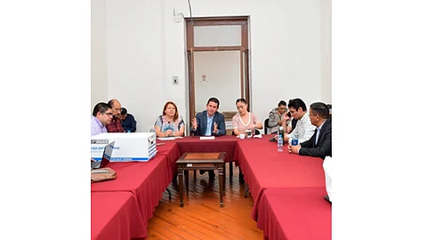 Sostiene la diputada Miriam Tinoco Soto que el gobierno estatal solicitó tal auditoría ante presuntas omisiones (Foto Facebook: Congreso del Estado de Michoacán)