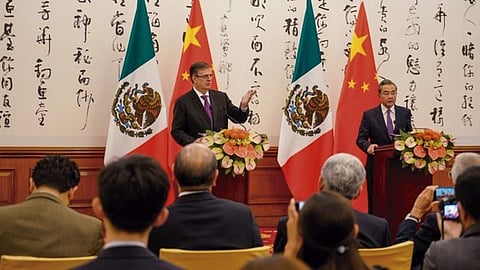 Ambos políticos hablaron sobre temas regionales y globales de interés común (Foto: @SRE_mx)