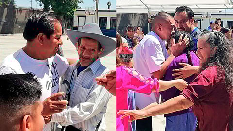 Cristalizaron el sueño de reencontarse con sus seres queridos y conocer a los integrantes de las familias conformadas por ellos en EU
(Foto: Especial/Twitter:@SeMigranteMich)