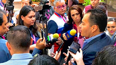 Informó que 43 ediles decidieron no firmar el Convenio de Seguridad de Aureoles Conejo (Foto Facebook: Carlos Herrera Tello)