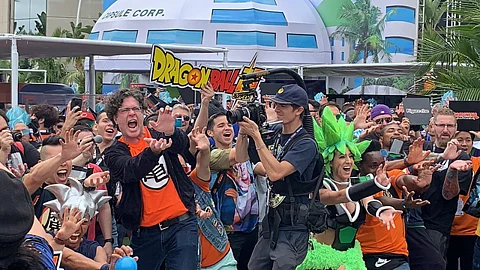 La actividad fue organizada por la empresa que anima la serie de Dragon Ball (Foto: @dragonballsuper)