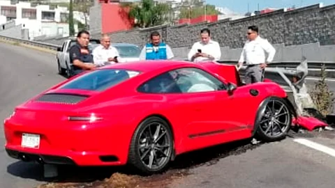 El auto es de la marca Porsche (Foto: Cortesía)