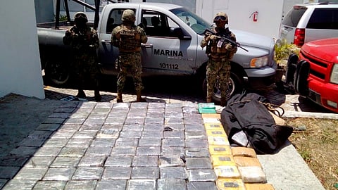 Se encontraron 227 paquetes en una embarcación (Foto: Especial)