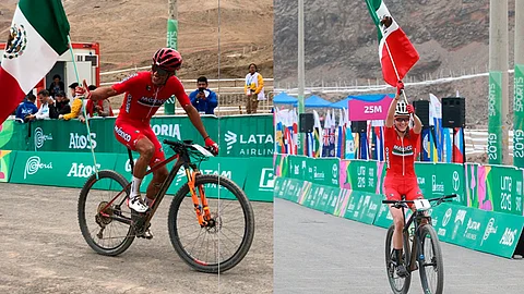 José Gerardo Ulloa terminó su prueba de 4.2 kilómetros con un tiempo de 1:25:03 (Foto: @CONADE)