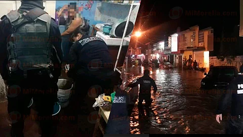 La noche de ayer viernes una fuerte lluvia azotó esta localidad
(Foto: RED 113)