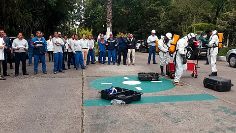 La Fiscalía General de la República fue notificada sobre el material encontrado (Foto: Tw/@ooapasmorelia)