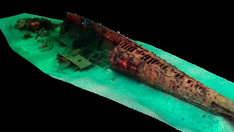 Las azuladas aguas del Pacífico guardan secretos de la Primera Guerra Mundial (Foto: INAH)