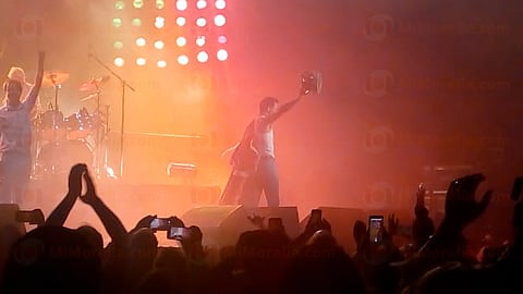 Los morelianos disfrutaron de los éxitos de la banda
(Foto: Josimar Lara)