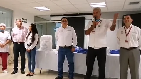"La atención a la salud no la podemos negar a nadie tanto por ley, como porque así nos lo ha indicado el Presidente López Obrador" (Foto: captura)