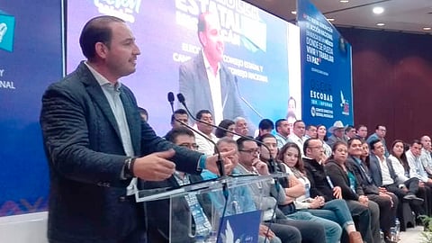 Unidad y construir candidaturas competitivas, pidió Marko Cortés a panistas en Michoacán