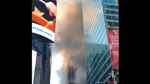 Se desconoce qué provocó las llamas (Foto: captura de video)