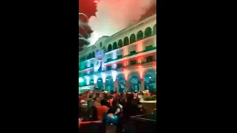 Ocurrió a un lado del Palacio de Gobierno (Foto: captura de video)