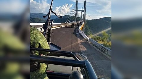 Indicador compuesto por 10 actividades ilícitas, entre ellas tráfico de armas (Foto: Ejército Mexicano)