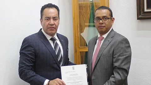 Carlos Herrera conminó a mantener una comunicación permanente con el Poder Legislativo que permita coadyuvar al desarrollo del estado (Foto Cortesía)