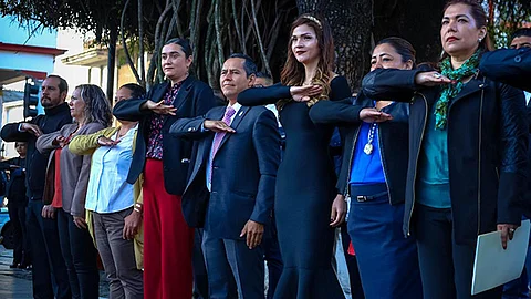Gema del Río subrayó que cada ciudadano puede ser portador de paz a través de las actividades cotidianas (Foto: cortesía)