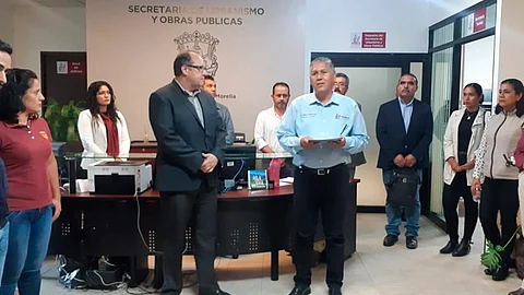 El encargado del despacho de la SUOP, Mario Rodríguez, dio la bienvenida a los nuevos integrantes del equipo
(Foto: Cortesía)
