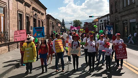 Sexto desfile para promover la donación de órganos (Foto: Guadalupe Martínez)