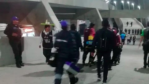La mujer de 28 años asistió al estadio en compañía de familiares y amigos(Foto: Twitter @MXESTADIOS)