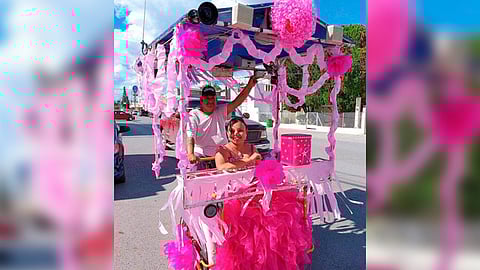 "Era una ilusión de mi padre de sacarme aquí en el triciclo" (Foto: @caroladp)