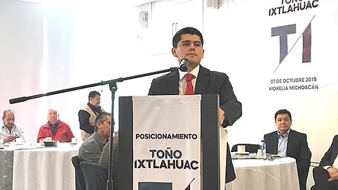Antonio Ixtlahuac presentó su renuncia al partido que le dio la oportunidad de crecer en el ámbito de la política (Foto Cortesía)