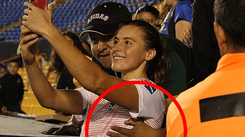 El equipo pidió ayuda a los aficionados para identificar al agresor (Foto: @futfemenilmx)