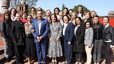 El secretario de Gobierno sostuvo un encuentro con la organización Empresarias Michoacanas de A.C. (EMAC) (Foto Cortesía)