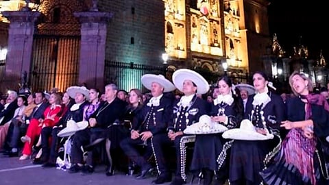 Torres de la Hoz manifestó que la fiesta de la charrería que se realiza en la capital michoacana dejará huella (Foto: RED 113)