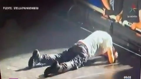 Al parecer el dolor fue en una pierna (Fotograma: Las Estrellas)