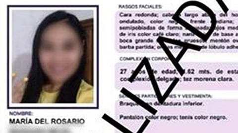 De la afectada se supo que el pasado lunes, alrededor de las 17:00 horas, salió de su domicilio para ir a una panadería, sin embargo, ya no regresó (Foto: RED113)