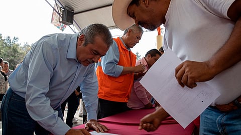 El alcalde celebró una reunión más con encargados del orden y jefes de tenencia (Foto: Cortesía)