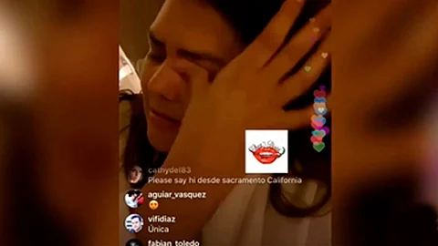 Yuridia dijo su versión de los hechos con una reportera de Tv Azteca (Fotograma: Instagram)