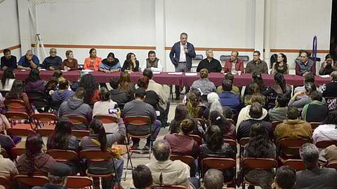 El presidente municipal, se comprometió a qué gran parte de las propuestas o necesidades planteadas (Foto: cortesía)