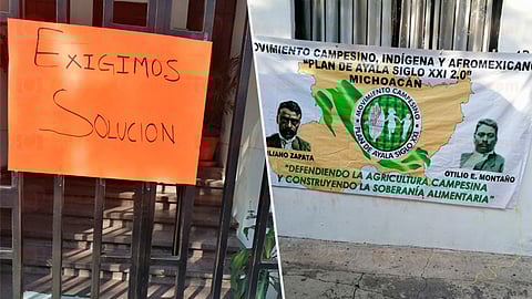Si no hay respuesta a sus demandas se mantendrán con el plantón a las afueras de las oficinas de la Sedrua
(Foto: Especial/Josimar Lara)