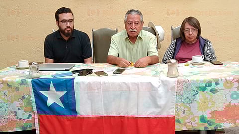 Integrantes del Comité de Solidaridad con los Pueblos en Lucha dieron a conocer las actividades culturales
(Foto: Guadalupe Martínez)