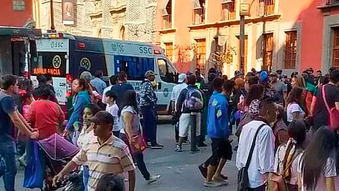 Se reportan cinco heridos por arma de fuego (Foto: @SUUMA_CDMX)