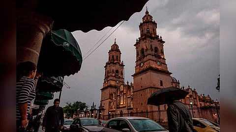 Domingo nublado y con lloviznas en Morelia