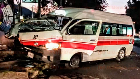 El otro vehículo implicado en los hechos huyó de la escena (Foto: RED113)