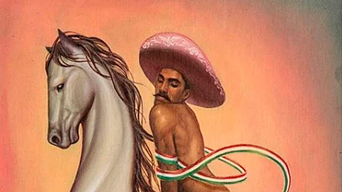 El pintor Fabián Chairez es el responsable de la obra (Foto: IG/fabian_chairez)