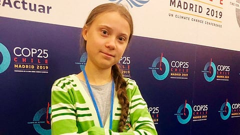 Participa en la COP25 (Foto: @GretaThunberg)